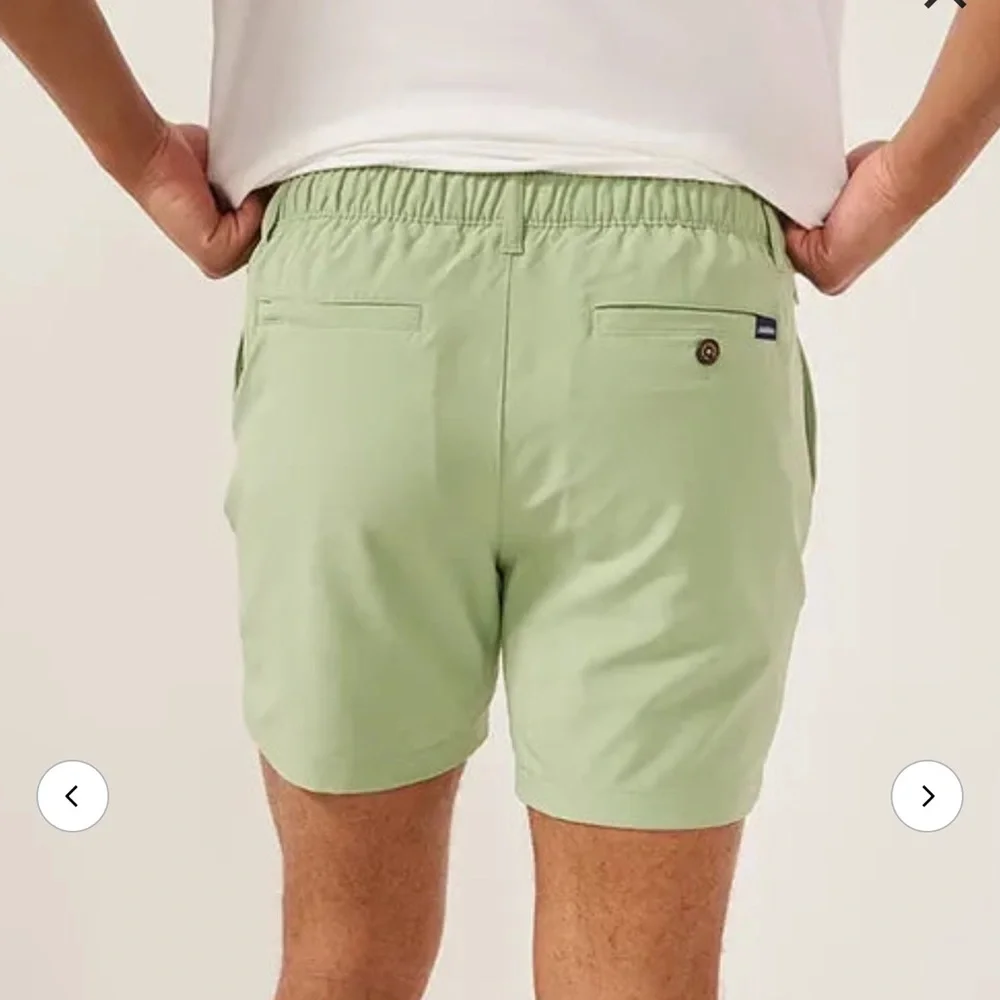 Chubbies The Basils 6.0 Everywear Short Green Flat Front Casual Shorts Large